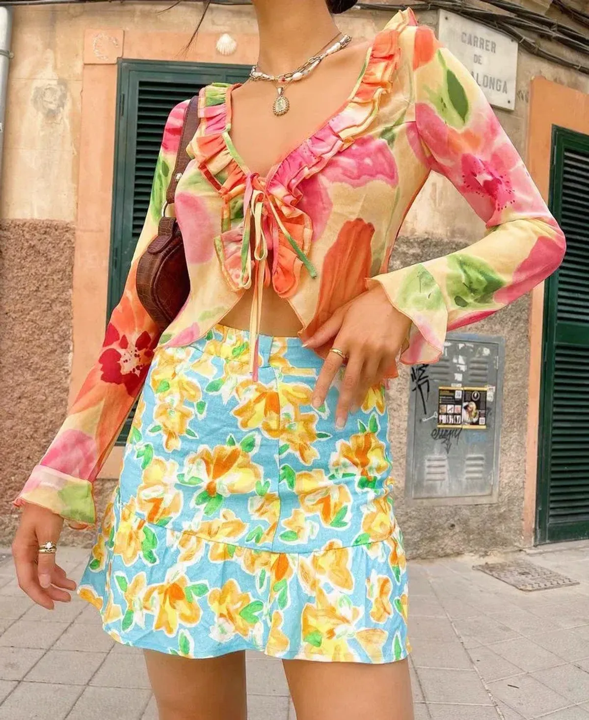 With Jean Fifi Blouse in Petunia Size L/AU 12 - Image 7