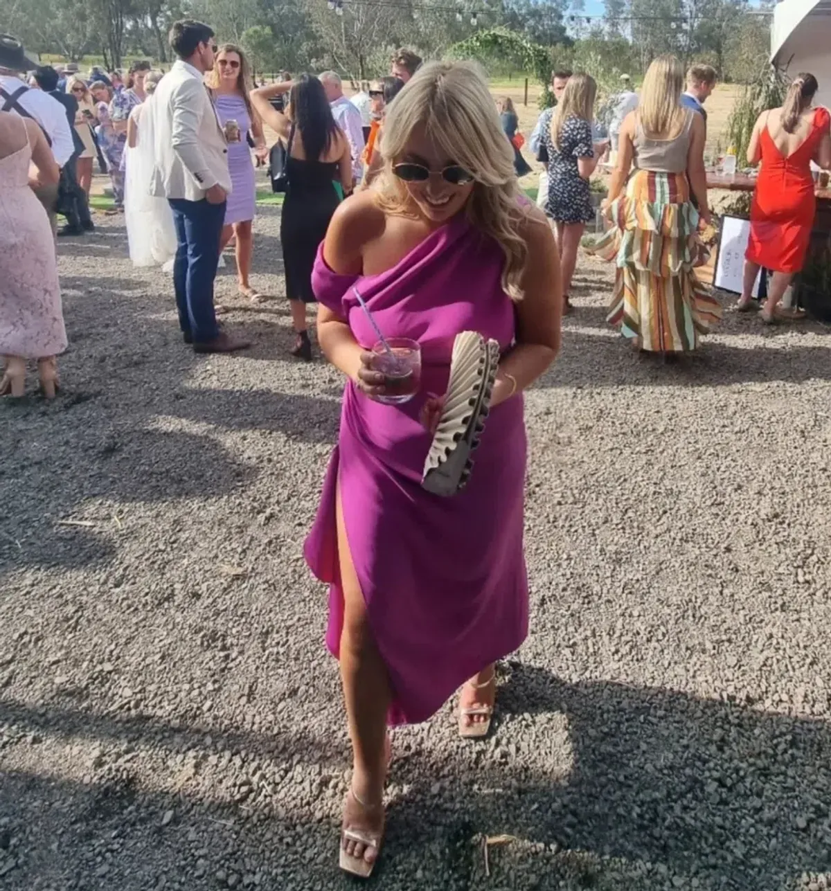 Elliatt x Revolve Gwenyth Dress Pink Size M / Au 10 - Image 5