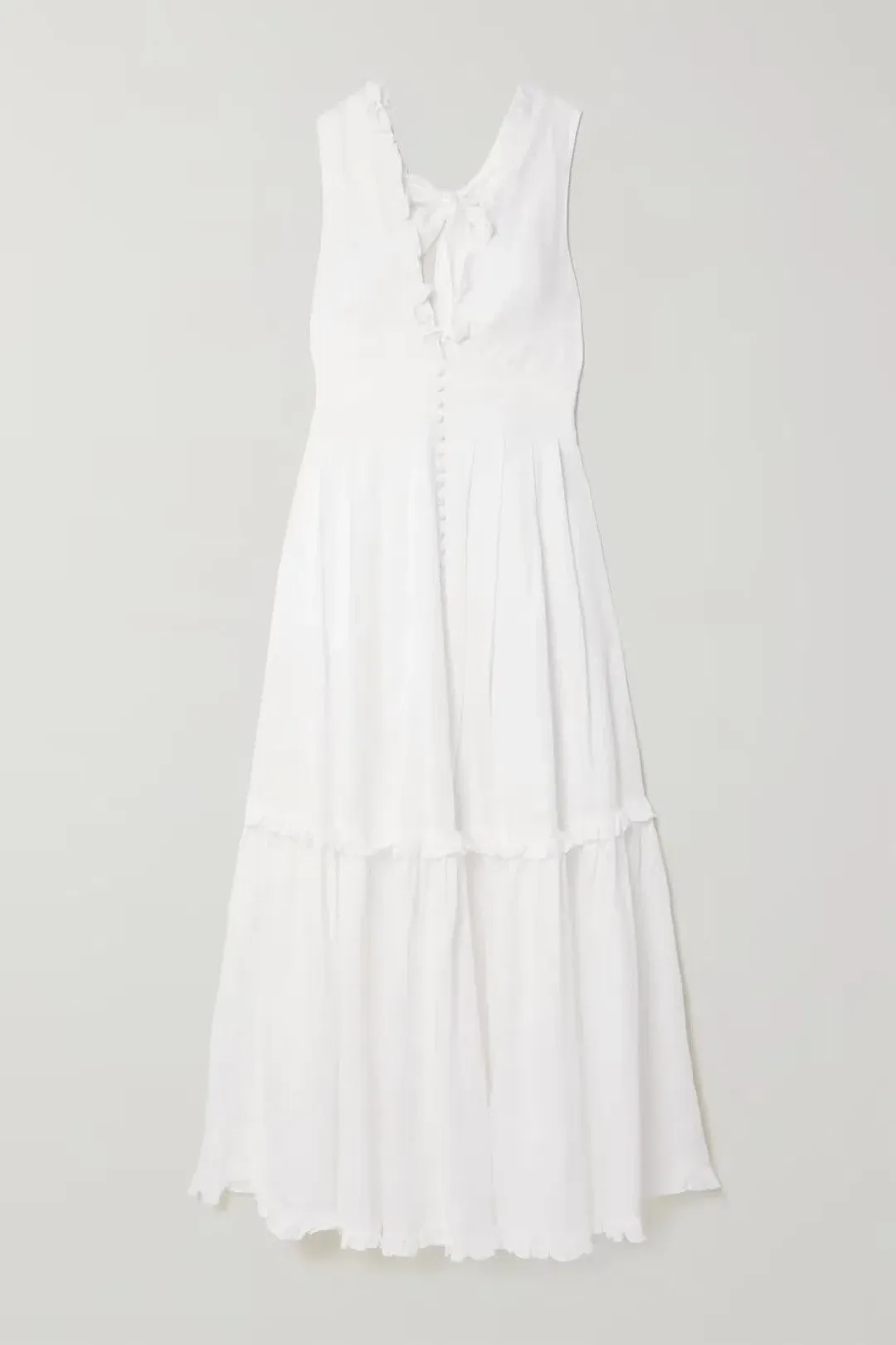 Joslin Juliet Rami Maxi Dress in White Size 8 for rent on The Volte - main image