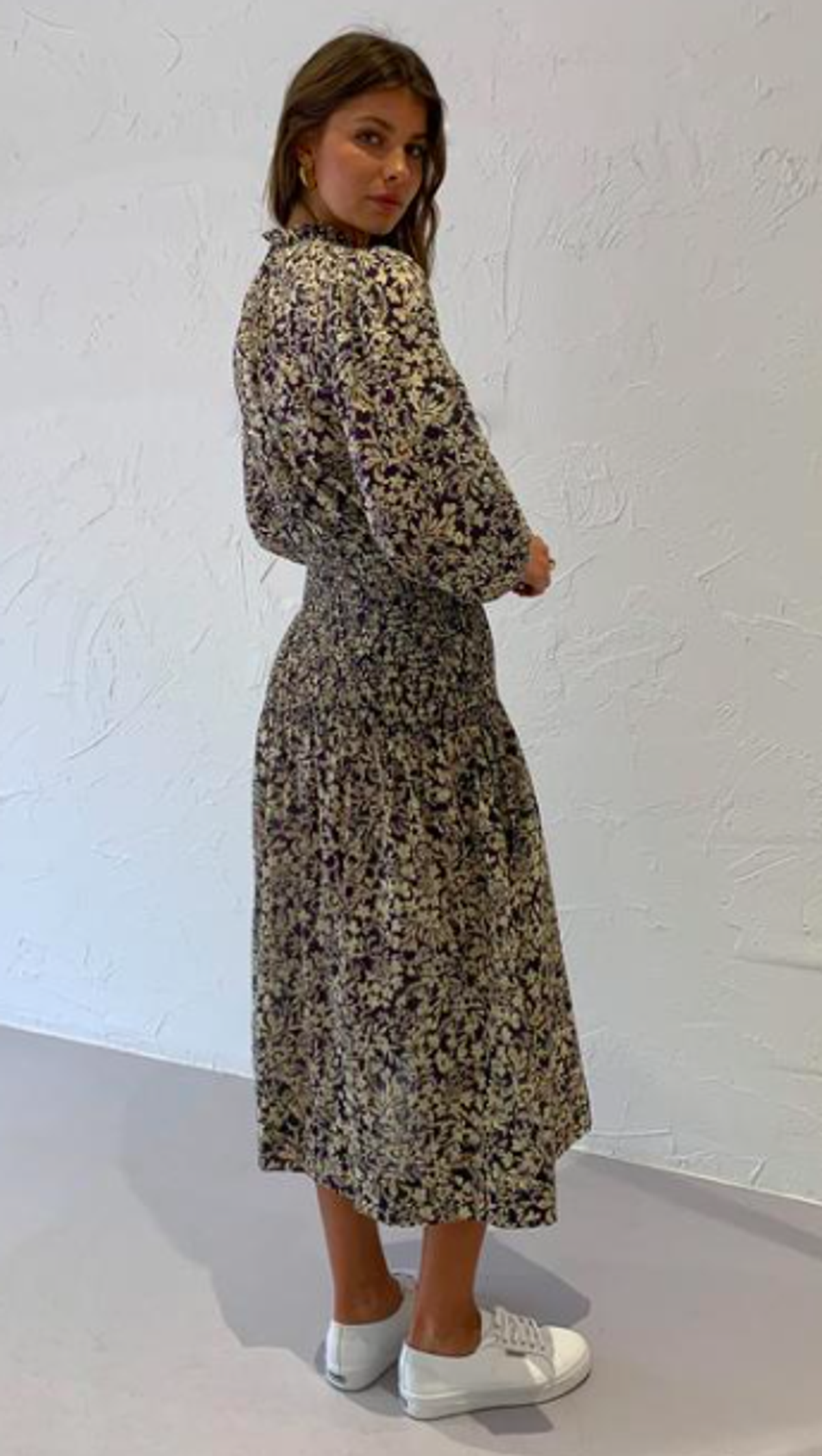 Bec & Bridge Emmanuelle Long Sleeve Midi Dress Print Size 12 - Image 4