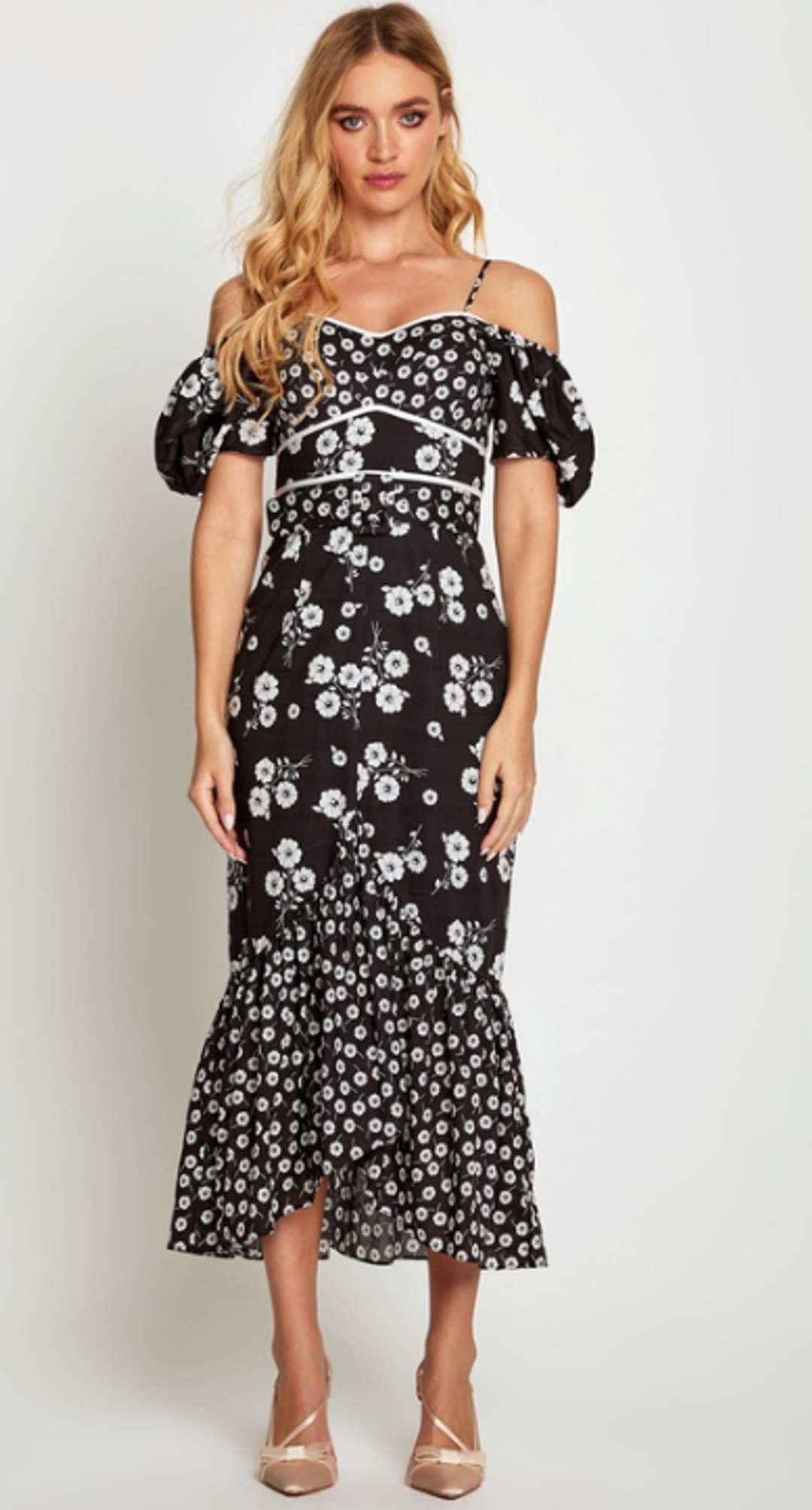 Alice McCall Izabella Midi Dress Floral Size 12 for rent on The Volte - main image