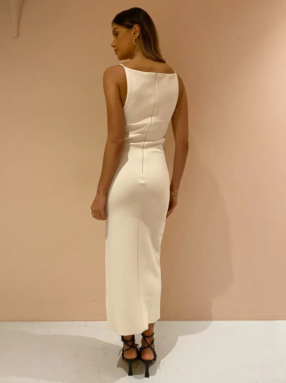 Bec & Bridge Cammi Dress in Vanilla Size 6 - Image 3