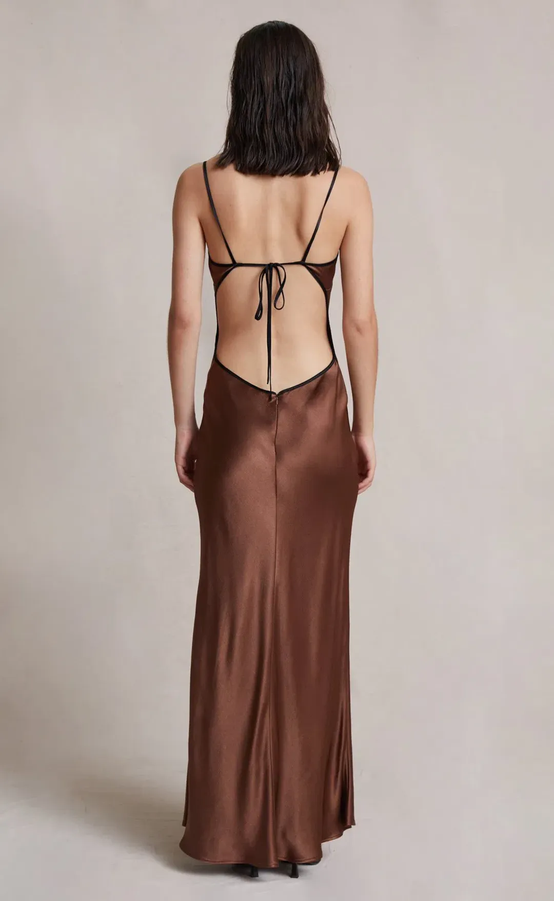Bec & Bridge Cedar City Maxi Dress Brown Size 8 for rent on The Volte - main image