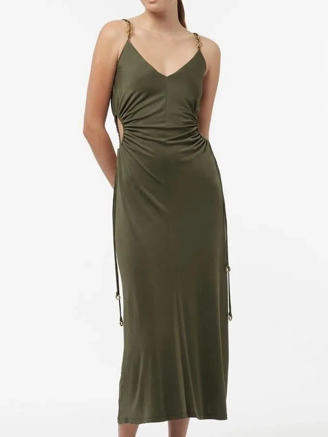 Manning Cartell Tuning in Chain Dress Green Size 12 for rent on The Volte - main image