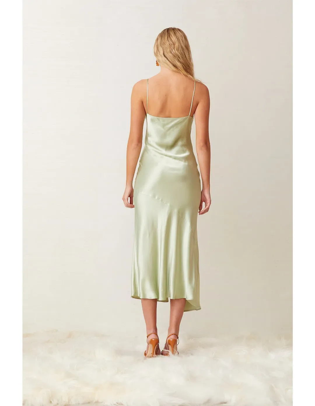Bec & Bridge Crest Midi Dress Green Size 10 for rent on The Volte - main image