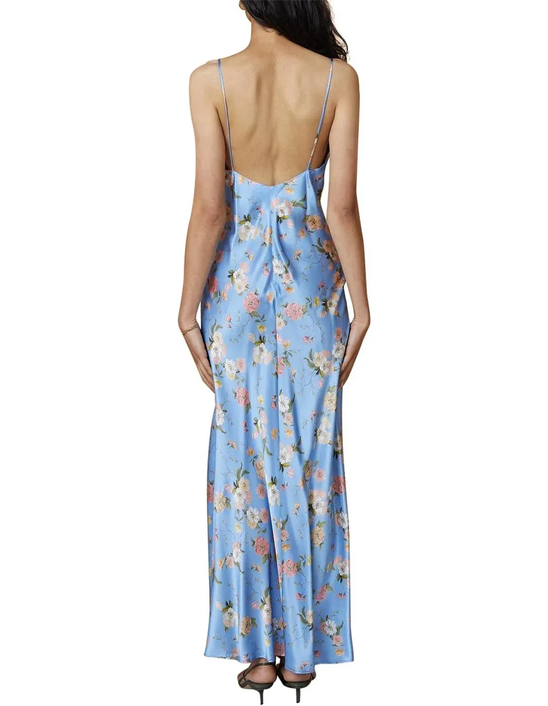 Bec & Bridge Kika Dress Blue/Floral Size 8  for rent on The Volte - main image