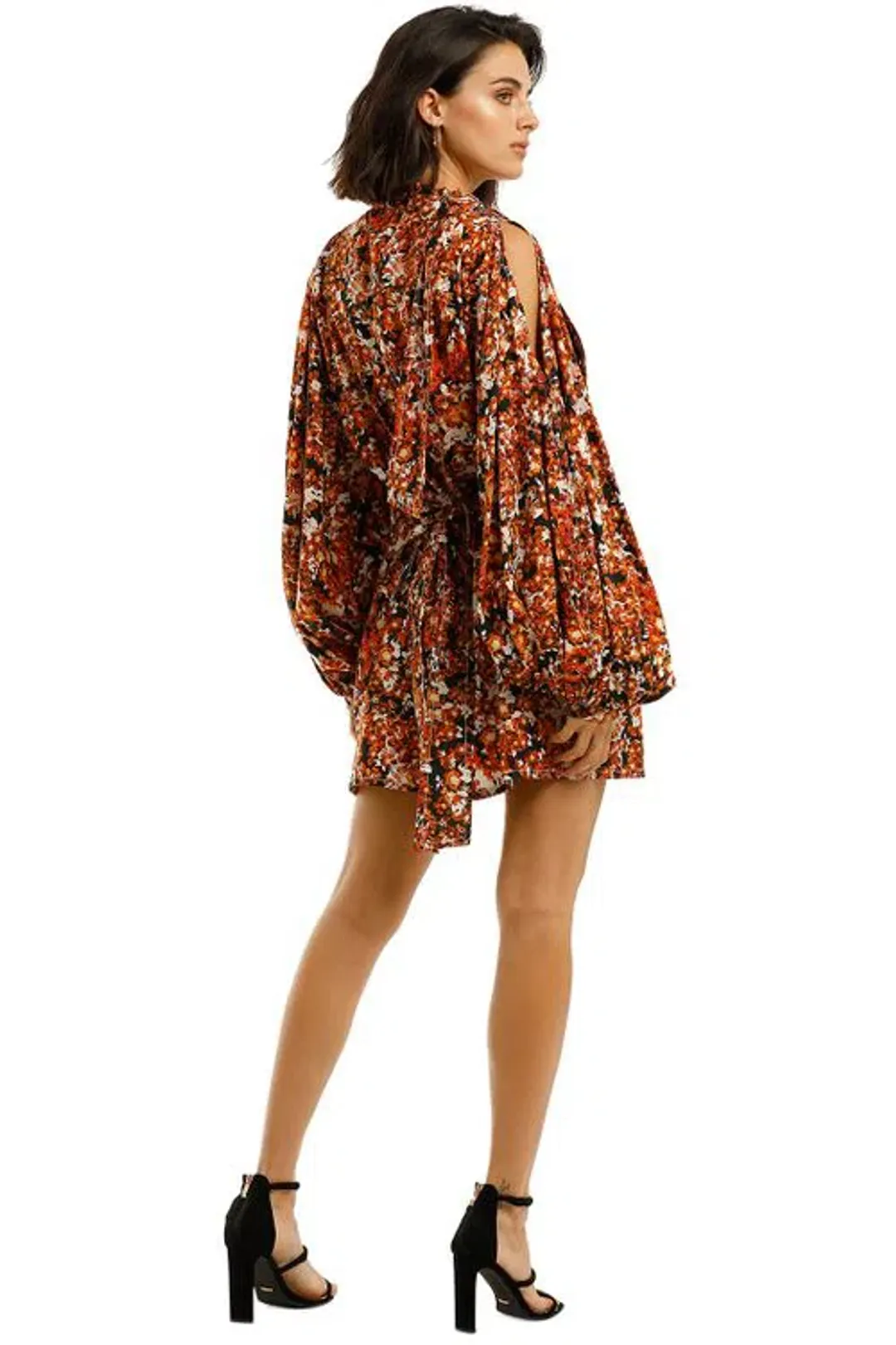 Camilla and Marc Asterid Mini Dress Print Size 14 for rent on The Volte - main image