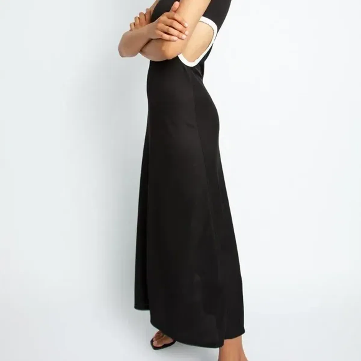 Christopher Esber Fran Negative Space Rib Dress Black Size 8 - Image 2