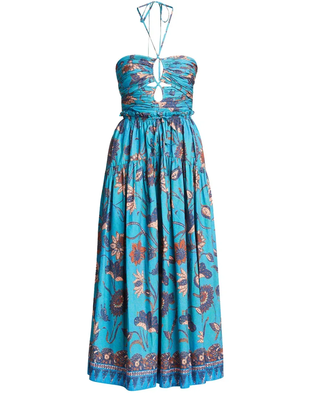 Ulla Johnson Ella Dress in Lagoon Size 10  for rent on The Volte - main image