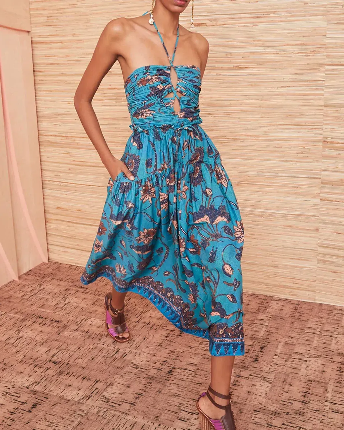 Ulla Johnson Ella Dress in Lagoon Size 10  - Image 1