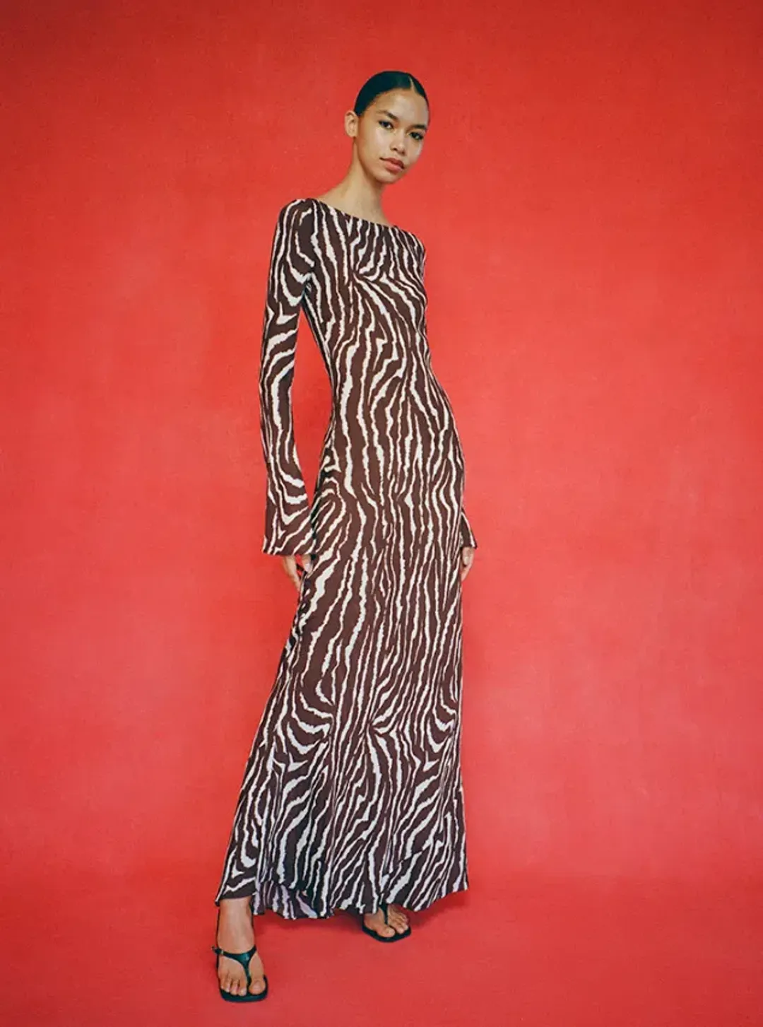 Realisation Par Gia Maxi Dress in Animal Size 6 / XS for rent on The Volte - main image