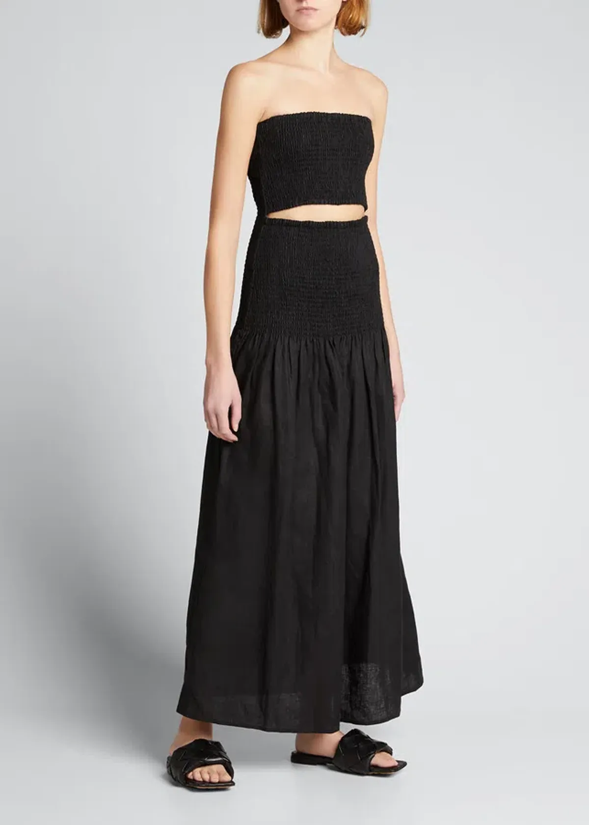 Sir the Label Madelyn Strapless Dress Black Size AU 6  - Image 1