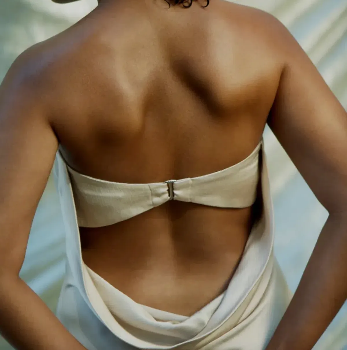 Bec & Bridge Moon Dance Strapless Dress Sand Size 6 - Image 3