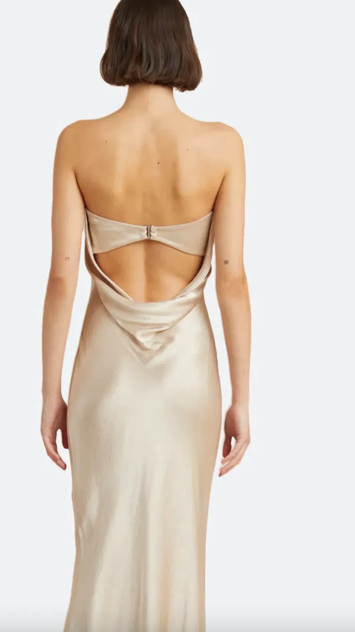 Bec & Bridge Moon Dance Strapless Dress Sand Size 6 - Image 2