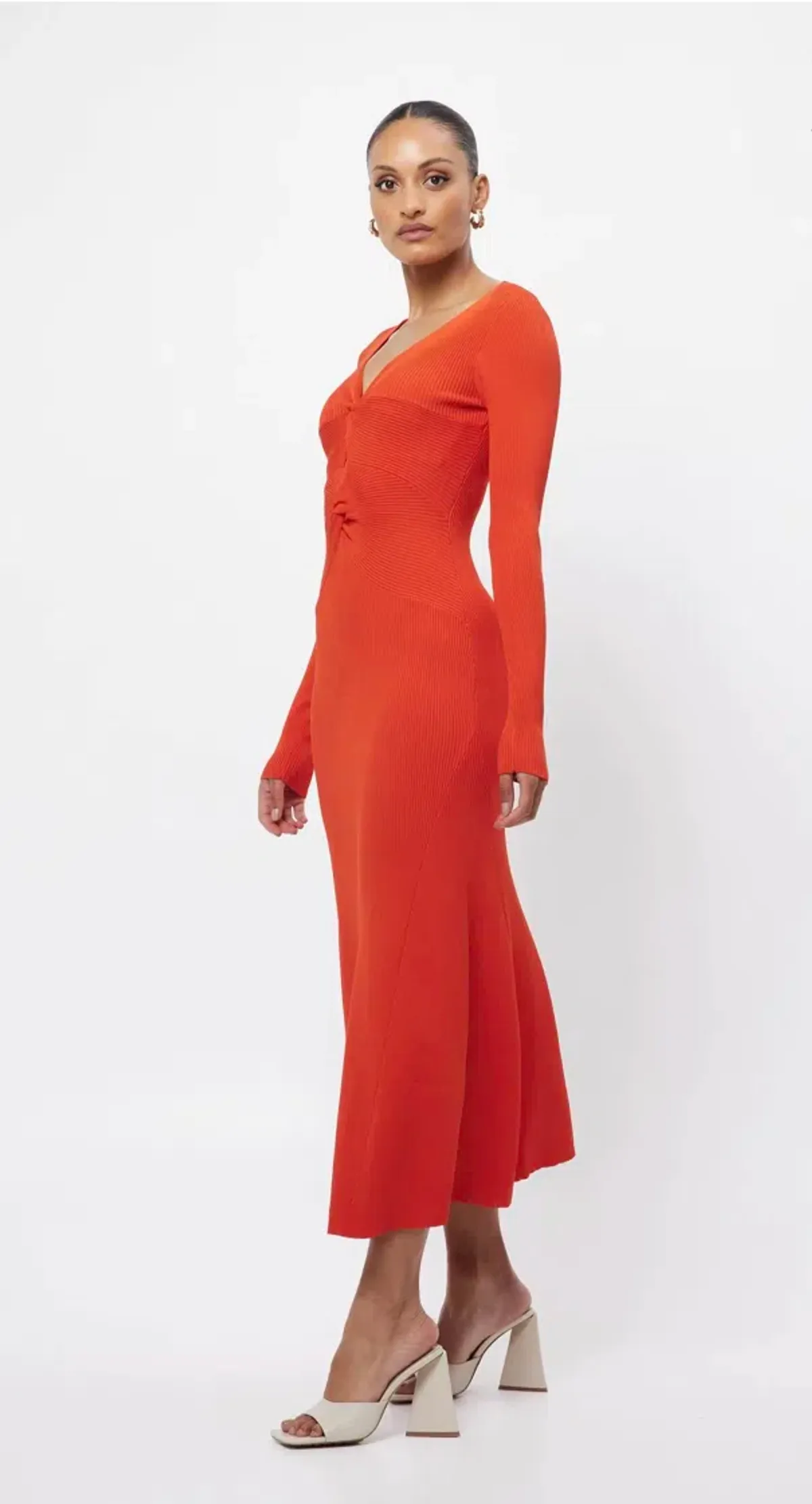 Mossman twists and turn dress in chilli  - Image 3