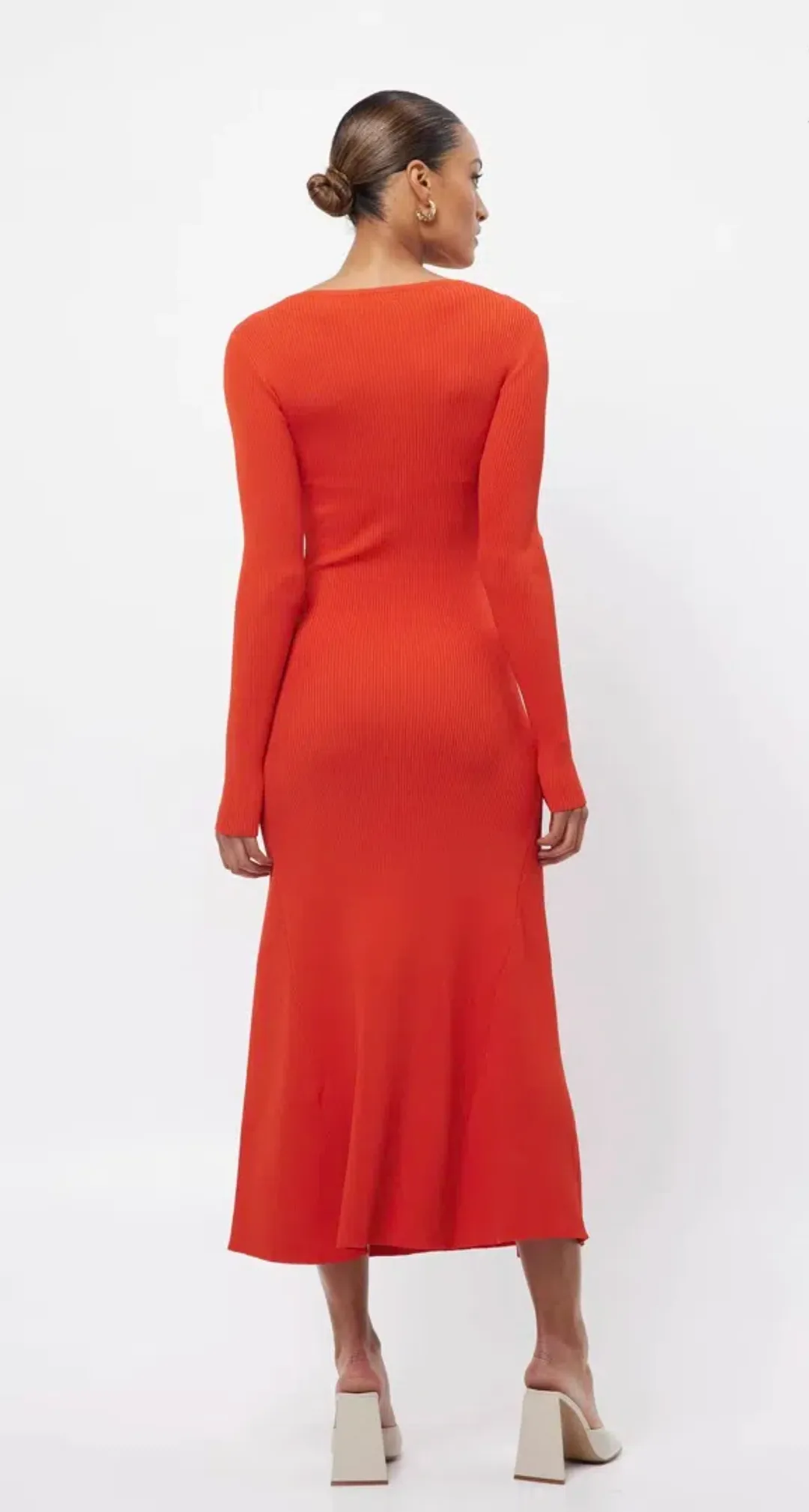 Mossman twists and turn dress in chilli  for rent on The Volte - main image