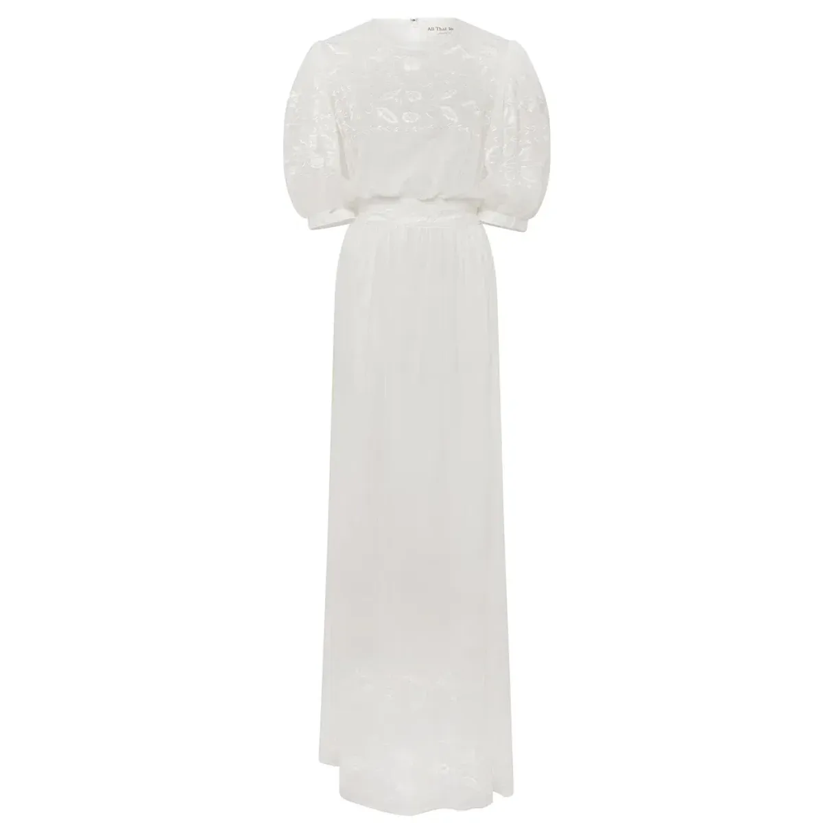 All That Remains Jean Dress White Size 10 - Image 3