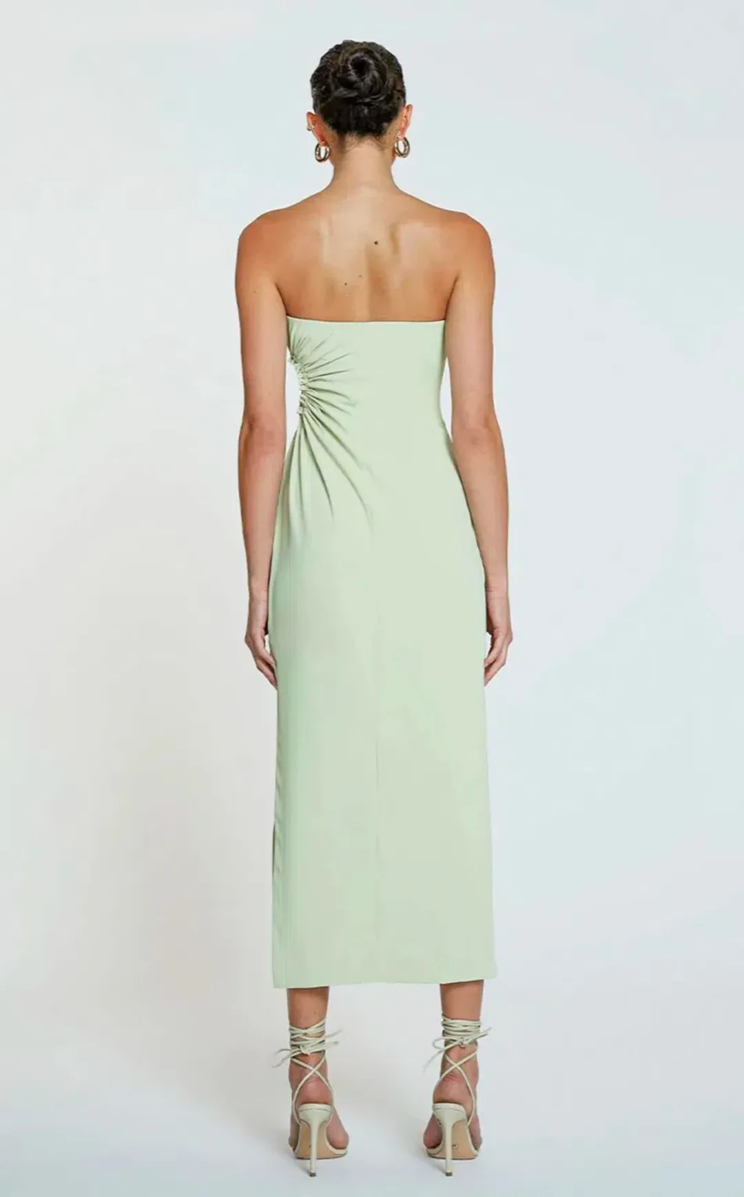 By Johnny Selena Strapless Dress Green Size 8 / S for rent on The Volte - main image