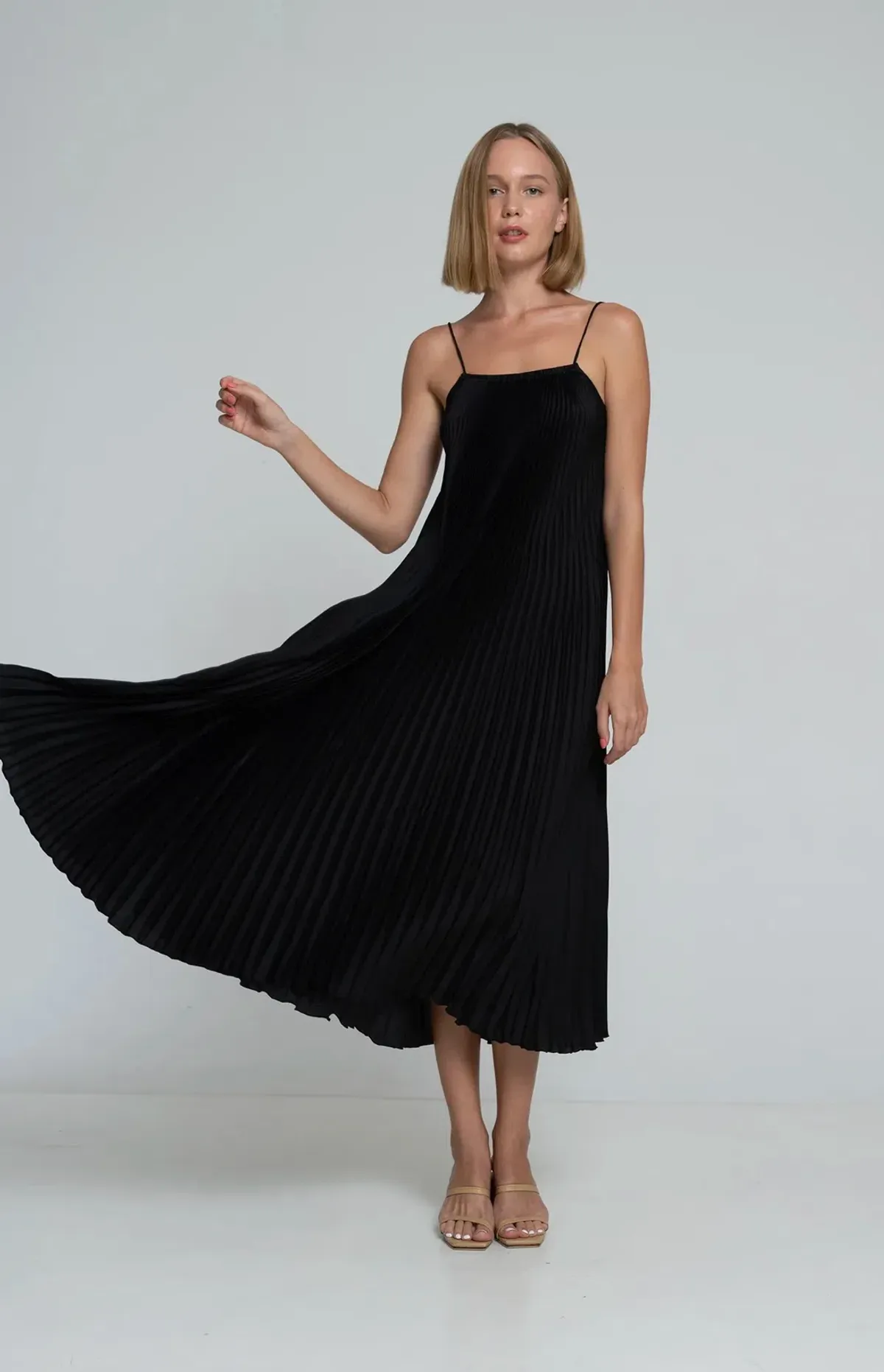 L'idee Ete Strappy Gown Black Size M / Au 10 - Image 1