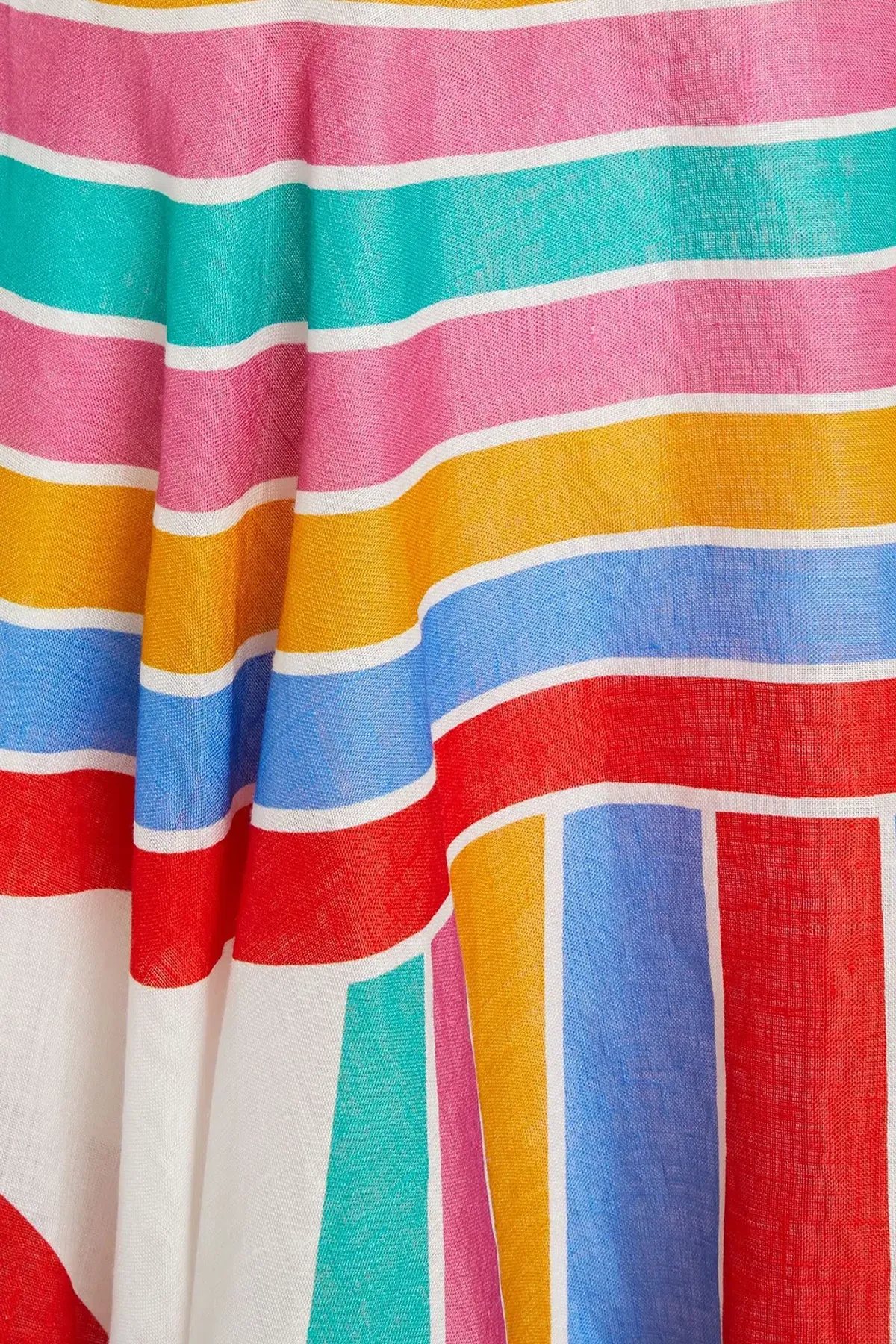 Zimmermann Fiesta Rainbow Halter Dress Multi Size 1 / AU 10 - Image 4