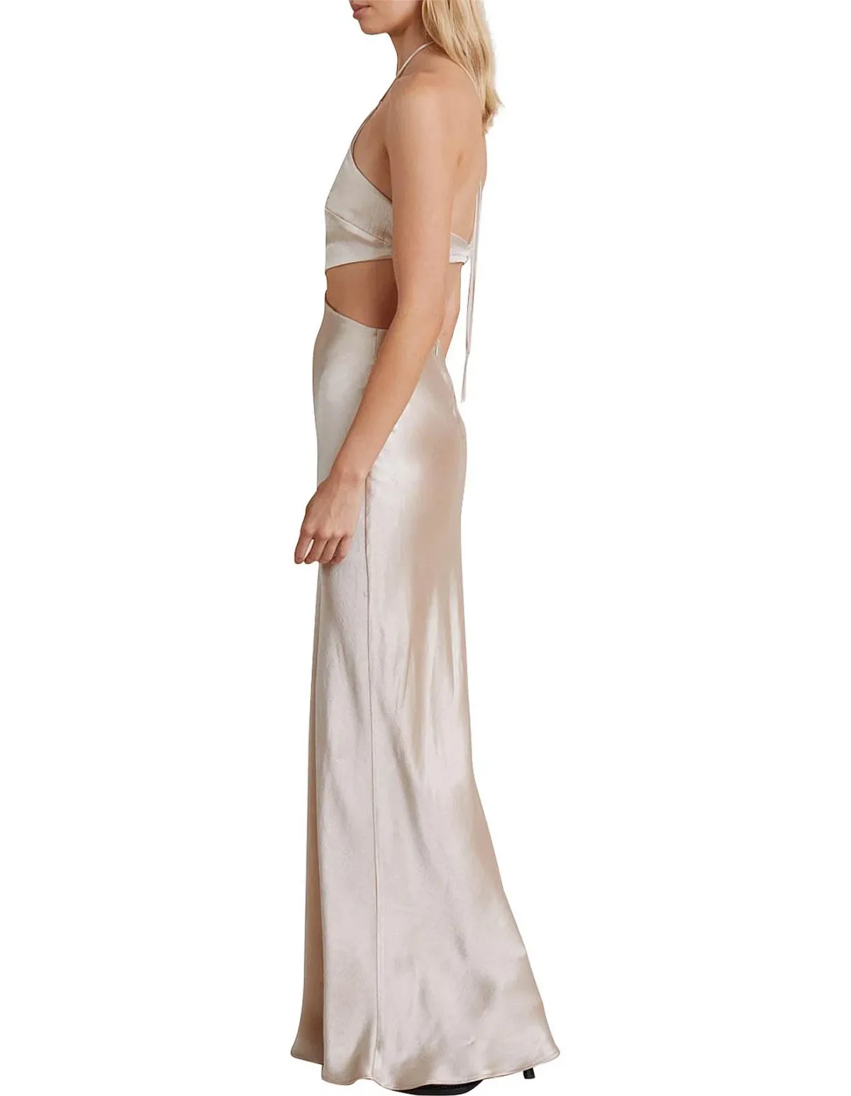 Bec & Bridge Kara Maxi Dress Sand Size 12 - Image 4