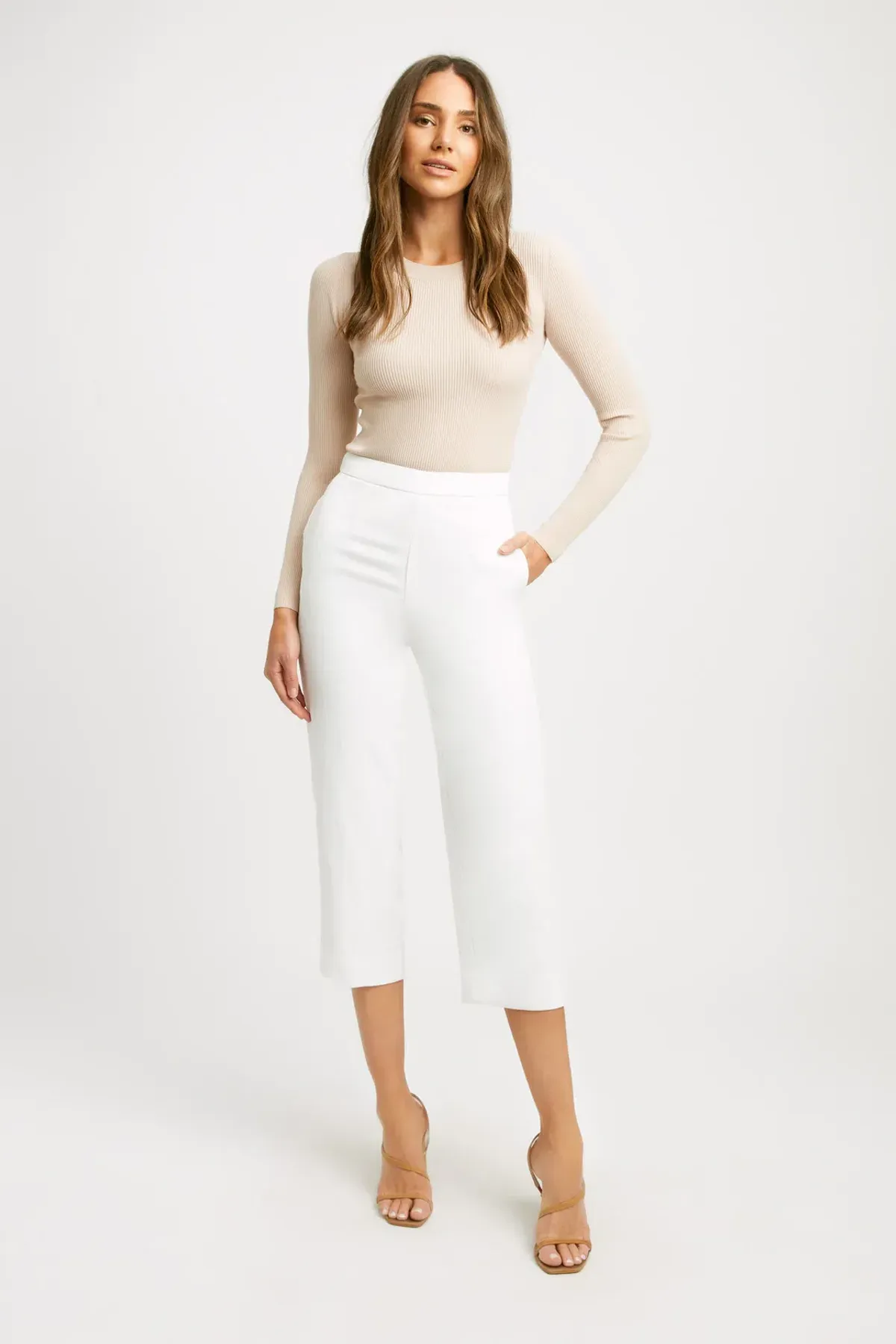 Kookai Oyster Pants White Size 38 / Au 10 - Image 1