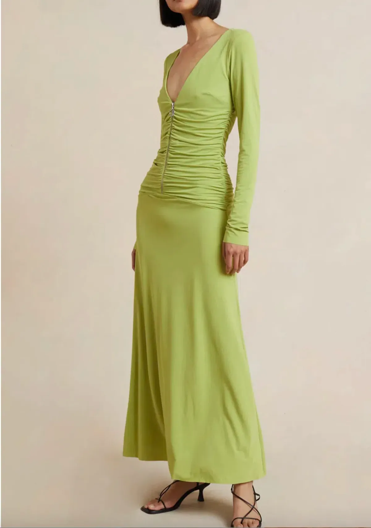 Bec & Bridge  Myla Long Sleeve Maxi Dress Green Size 8 / S - Image 2