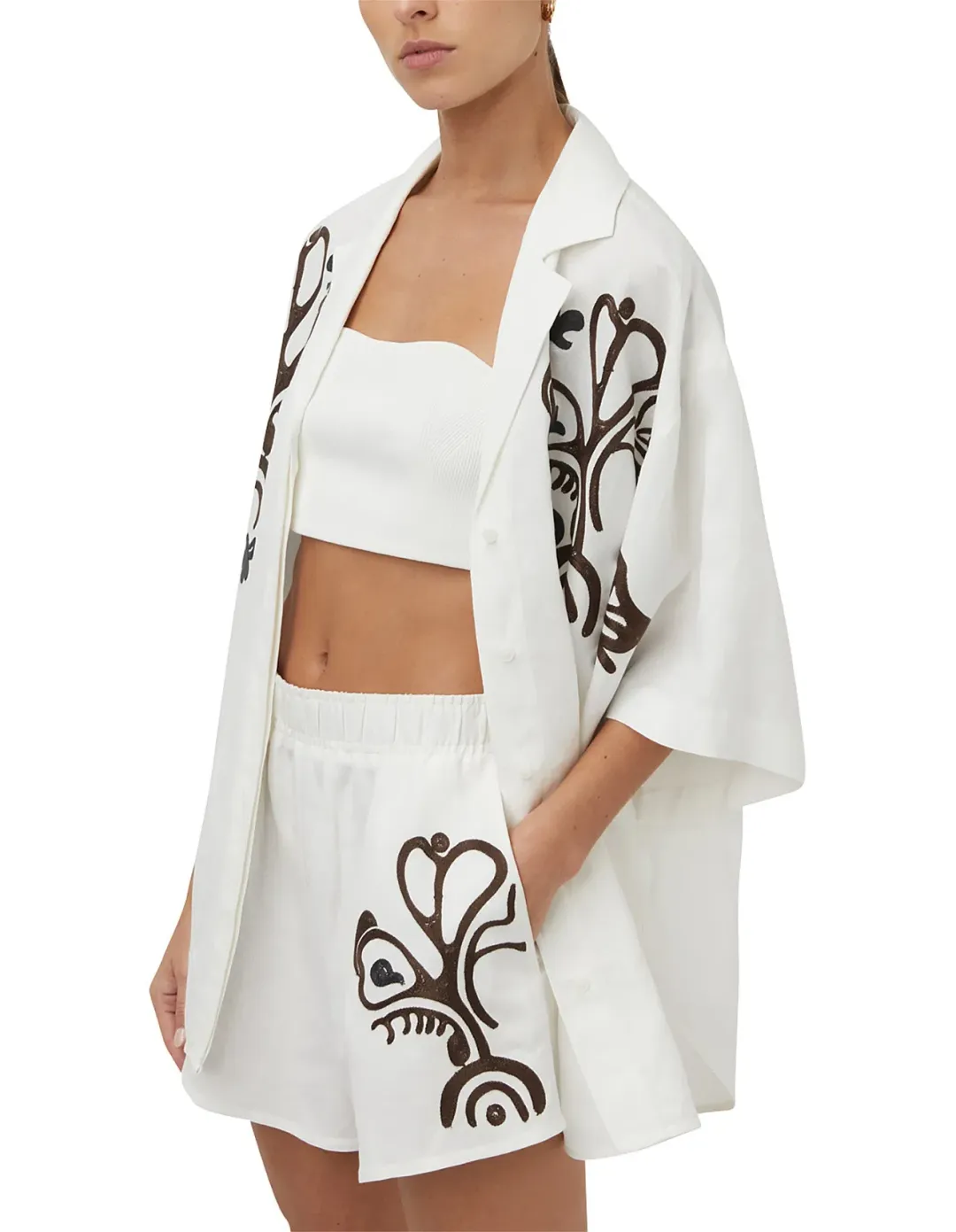 Camilla and Marc Catalina Set White Size 8/10 for rent on The Volte - main image