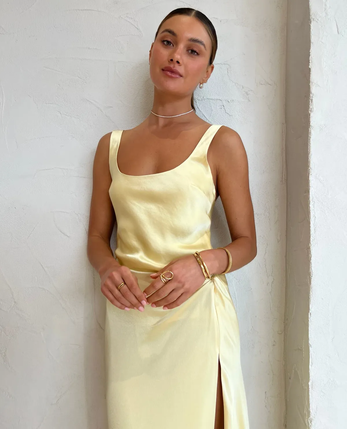 Anna Quan Etta Dress in Champagne Size 8 - Image 4