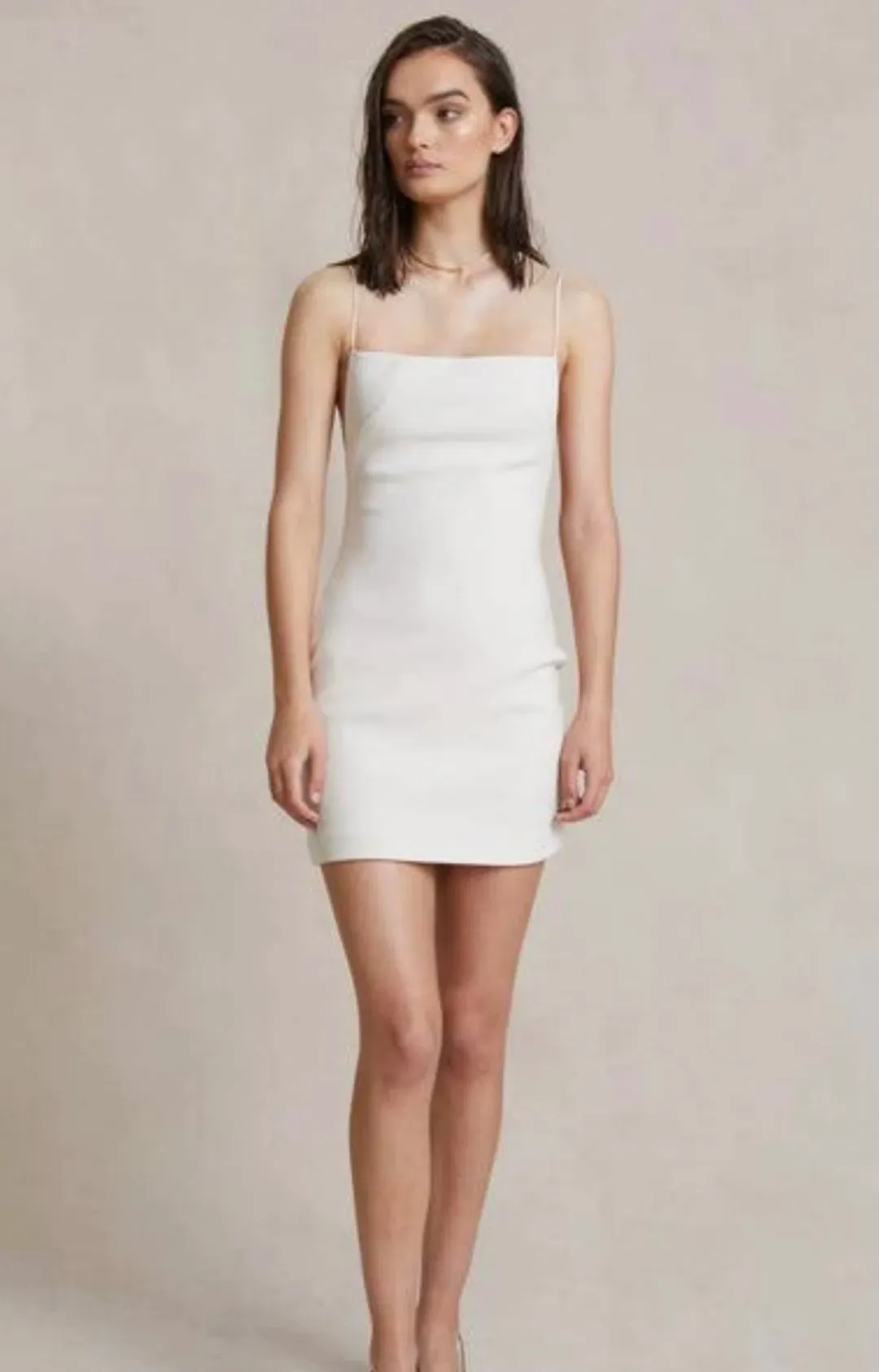 Bec and Bridge Livania Mini Dress White Size AU 8 for rent on The Volte - main image