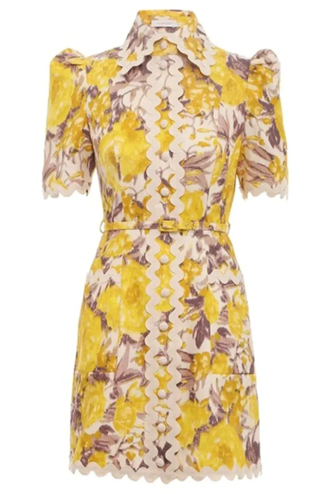 Zimmermann Ric Rac mini Yellow Size AU 8 for rent on The Volte - main image