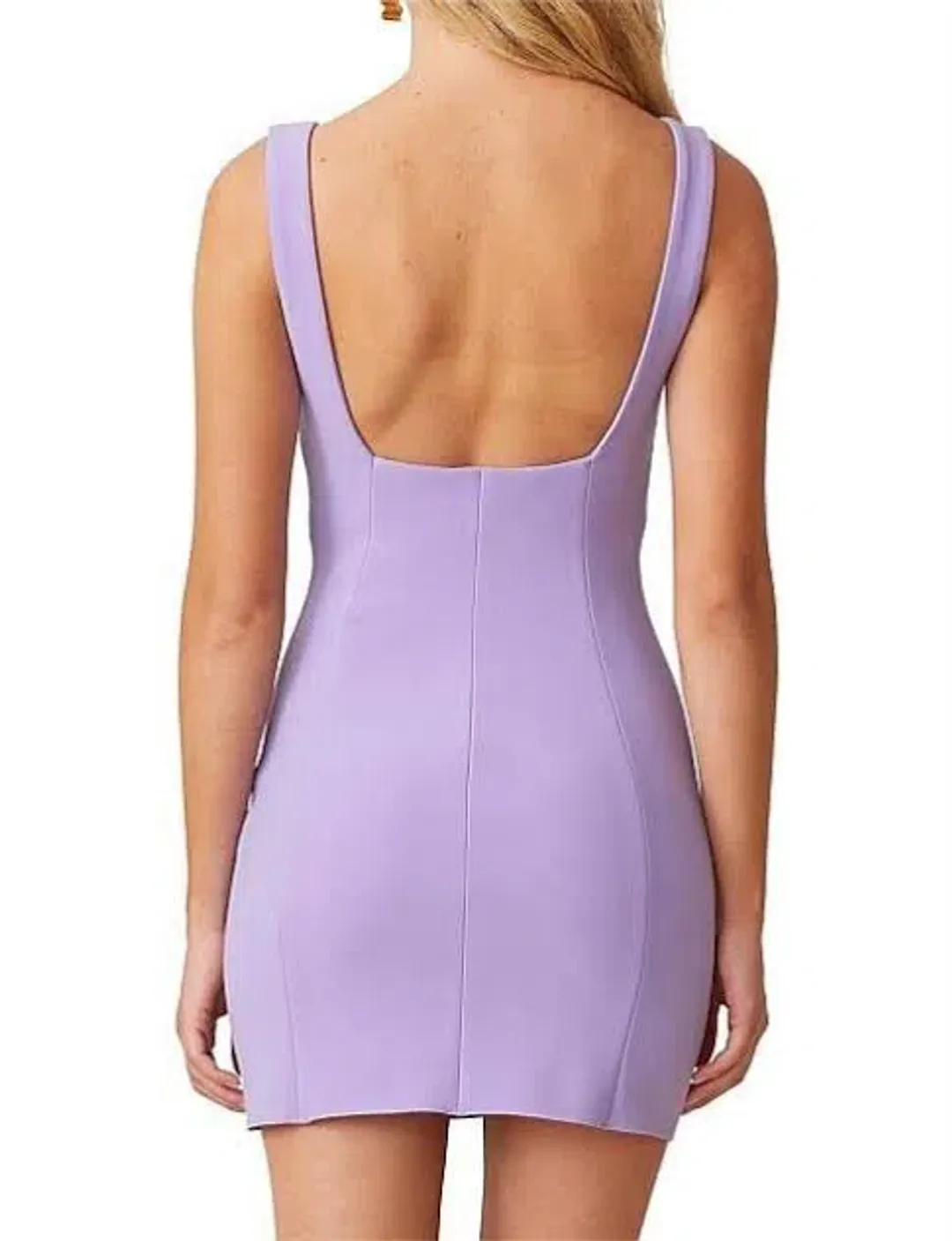 Bec & Bridge Gemma Mini Dress Lilac Size 8 / S for rent on The Volte - main image