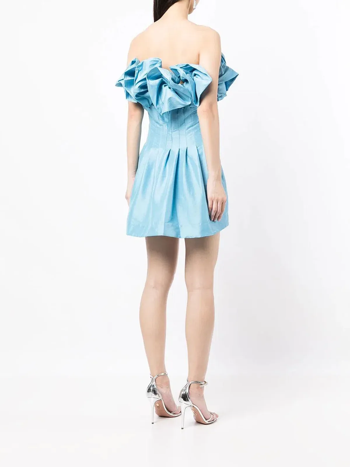 Rachel Gilbert Freida Strapless Mini Dress Blue Size 3 / Au 12 - Image 4