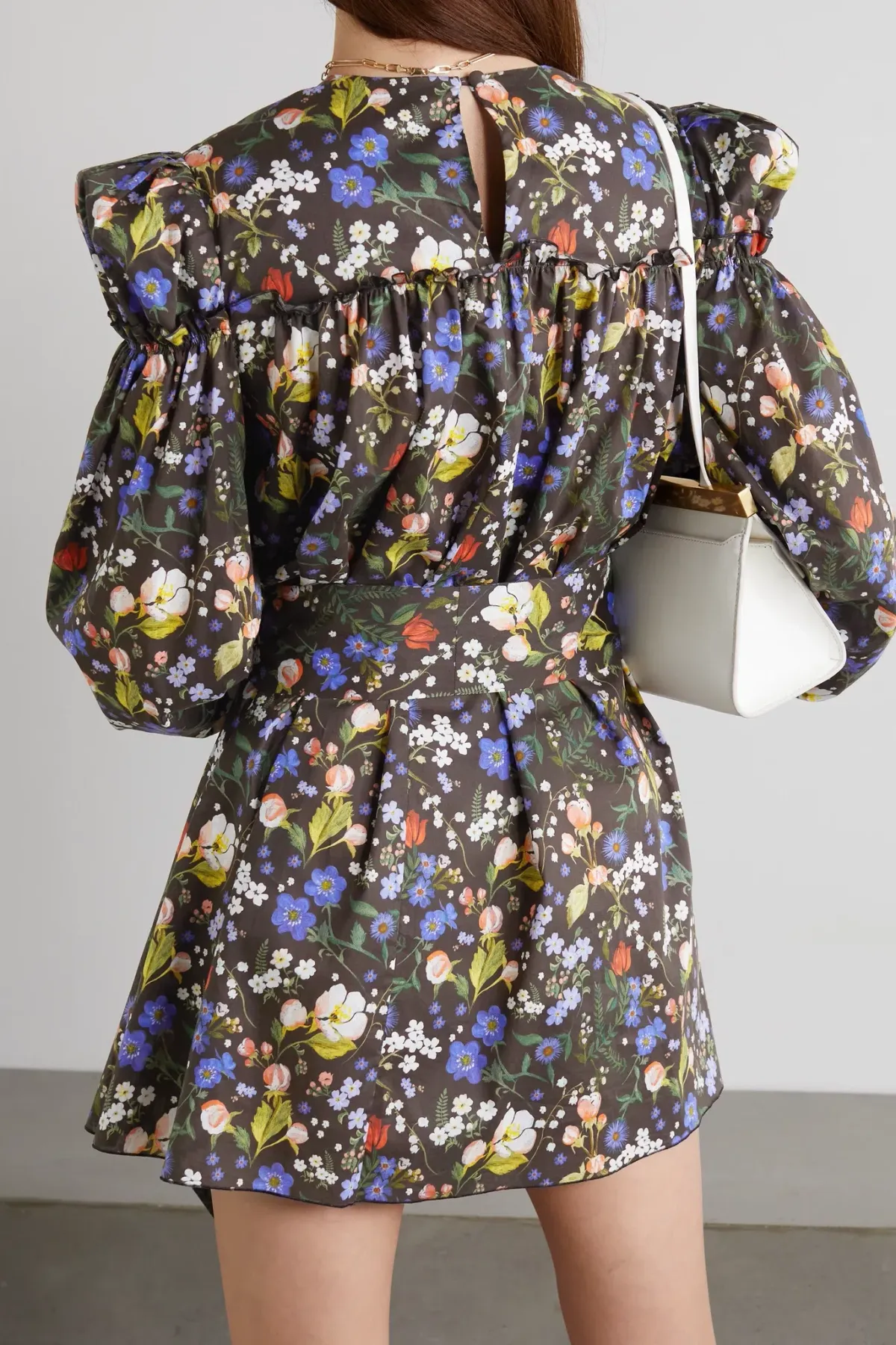 The Vampire's Wife Heidi Cotton Mini Dress Floral Size 10 - Image 3