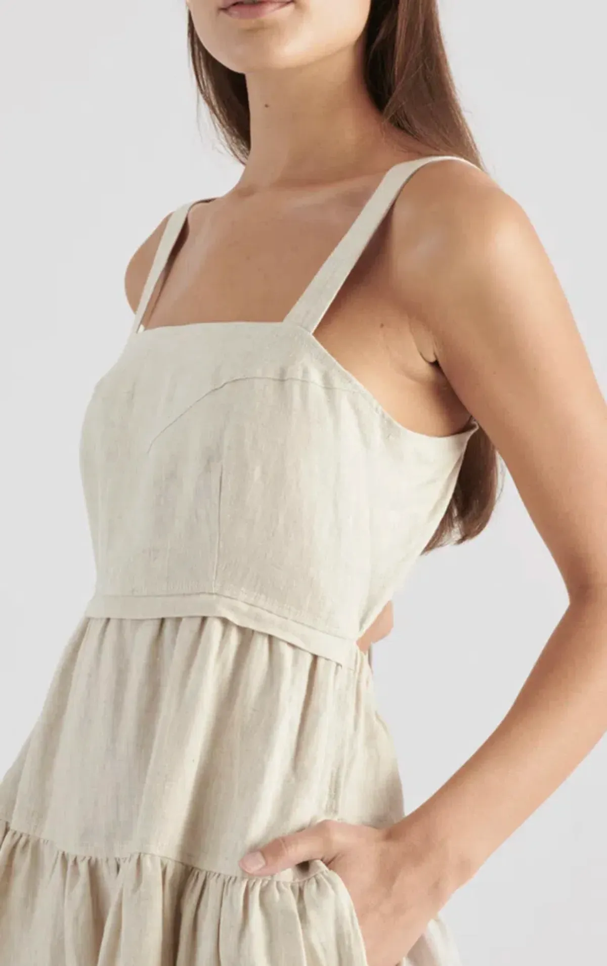 Elka Collective Farnsworth Dress Natural Size 10 / M - Image 2