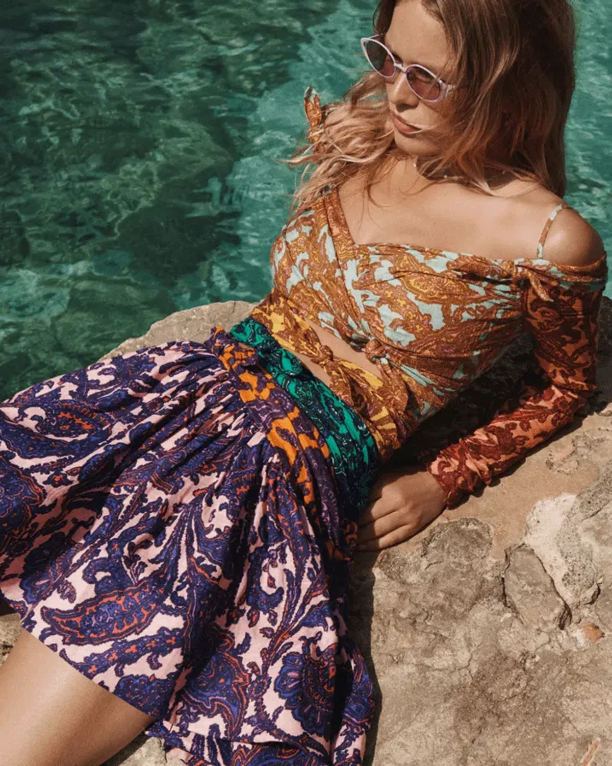 Zimmermann Tiggy Bow Mini Dress Multi Size 1/Au 10 - Image 4