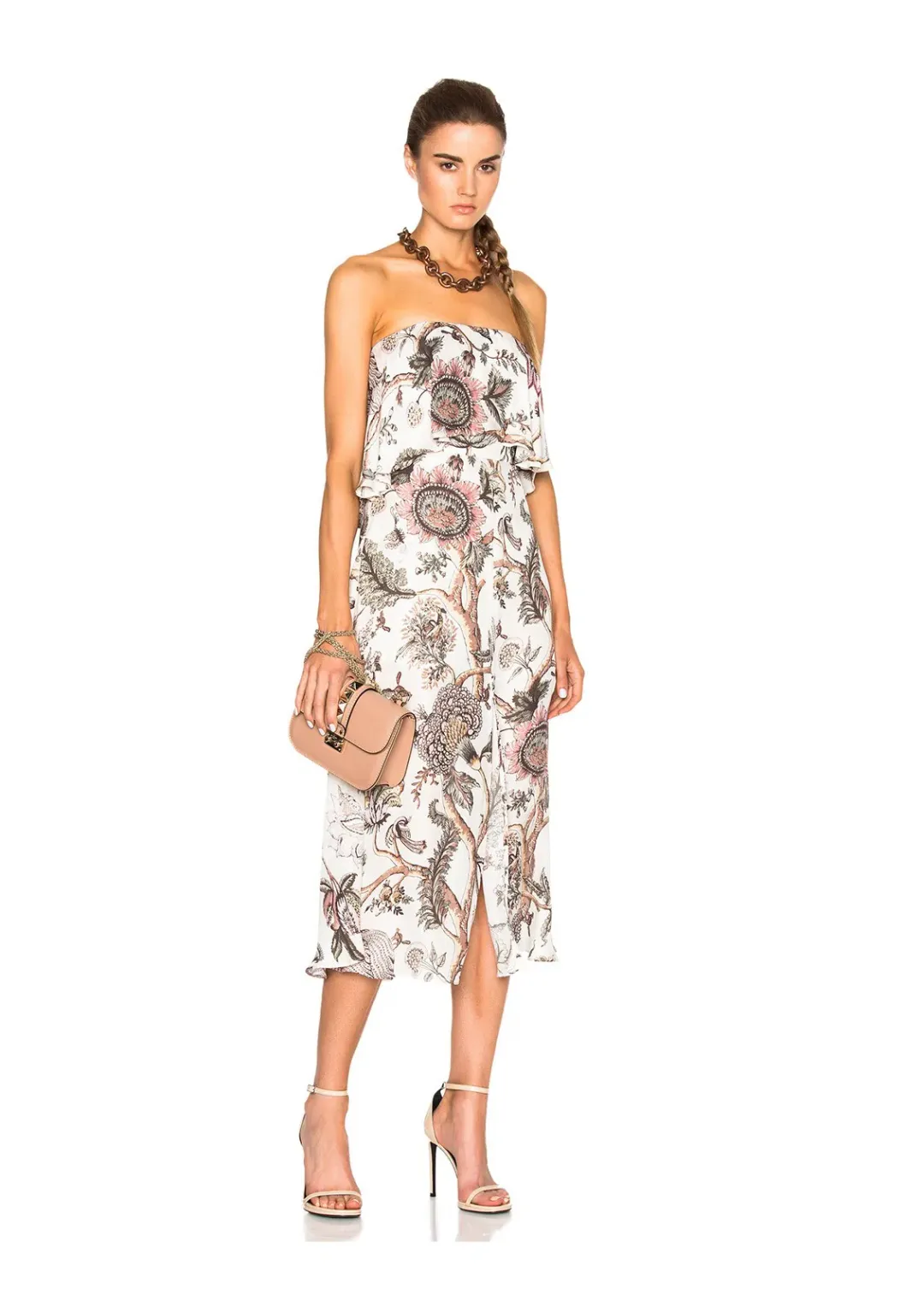 Zimmermann Karmic Flounce Dress Floral Size 1 / Au 10 for rent on The Volte - main image