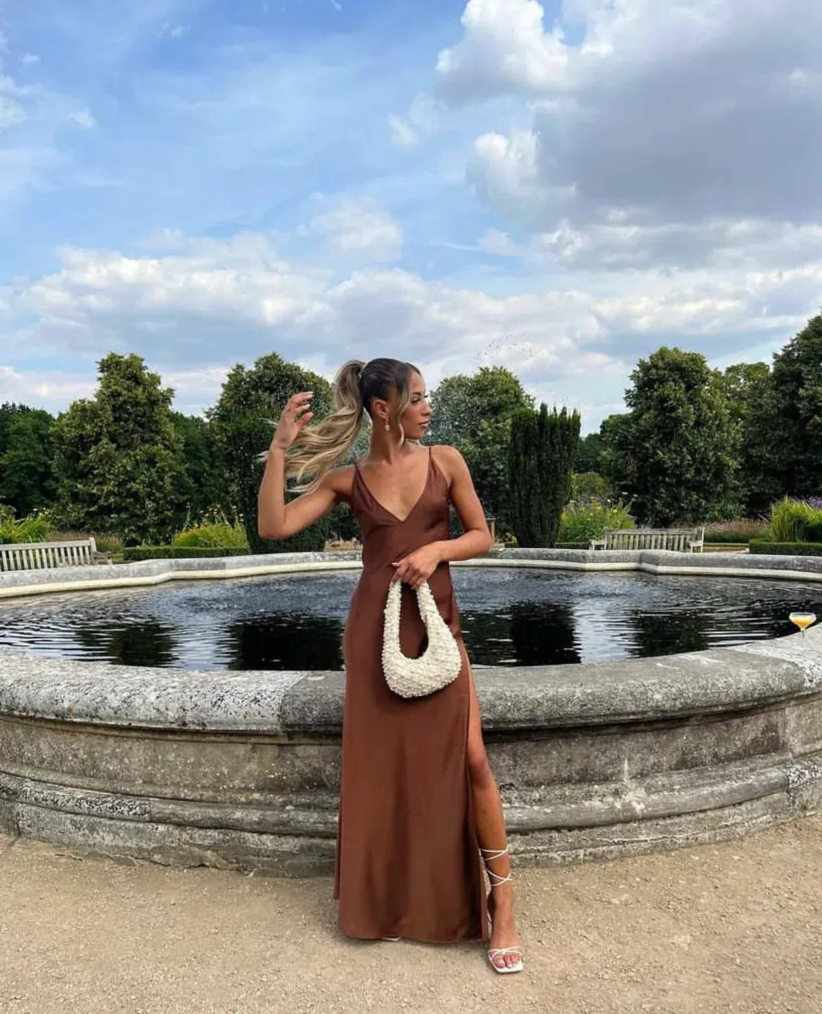 Rat & Boa Cocoa Maxi Dress  Brown Size 8 - Image 2