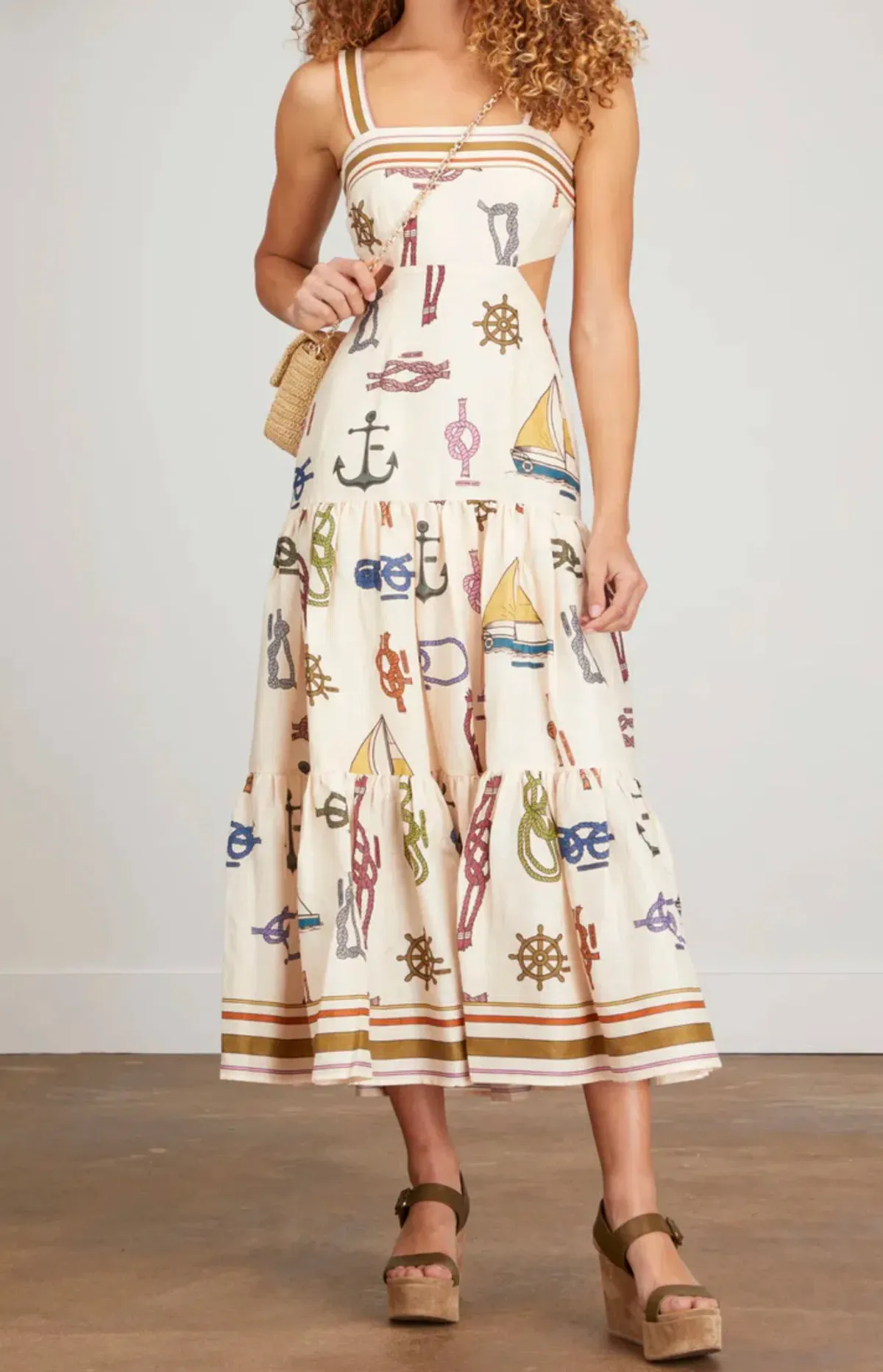 Alemais Ships Ahoy’ Sun Dress Multi Size 6 - Image 7