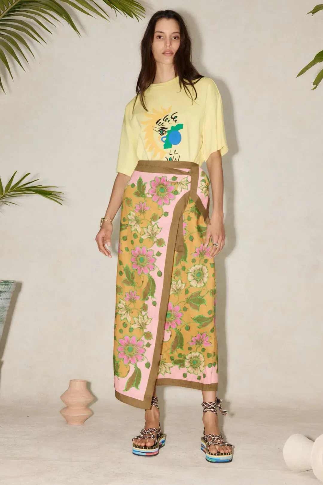 Alemais Winnie Sarong Skirt for rent on The Volte - main image