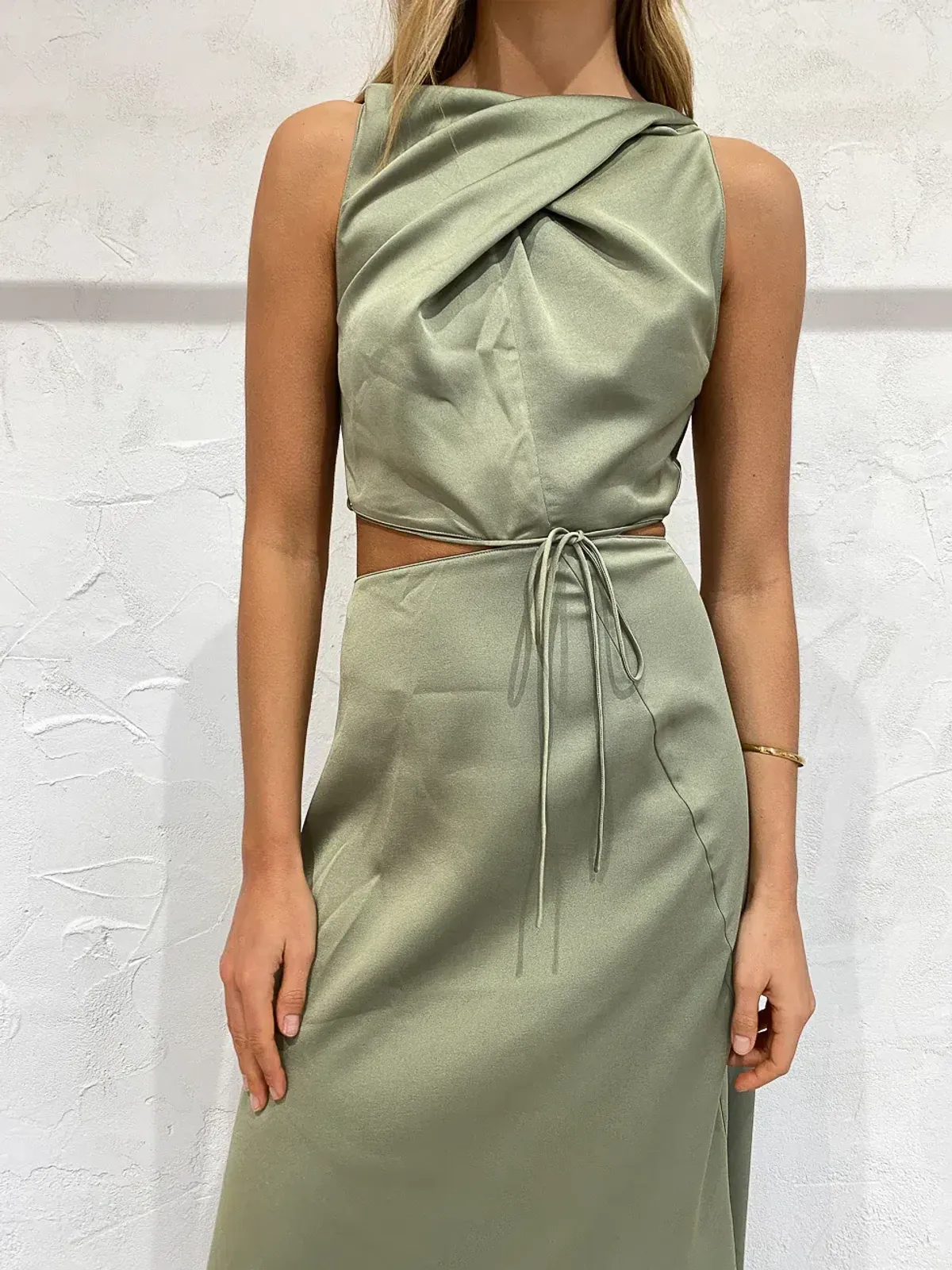 One Fell Swoop Bijoux Maxi In Serpent Green Size AU 8 - Image 3