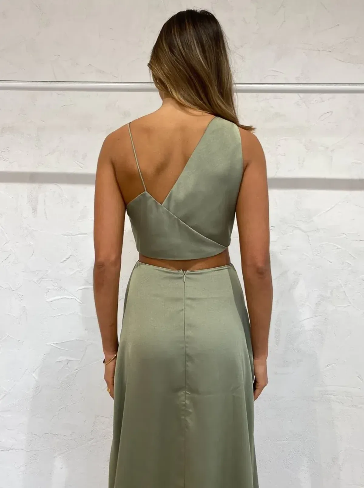 One Fell Swoop Bijoux Maxi In Serpent Green Size AU 8 - Image 2