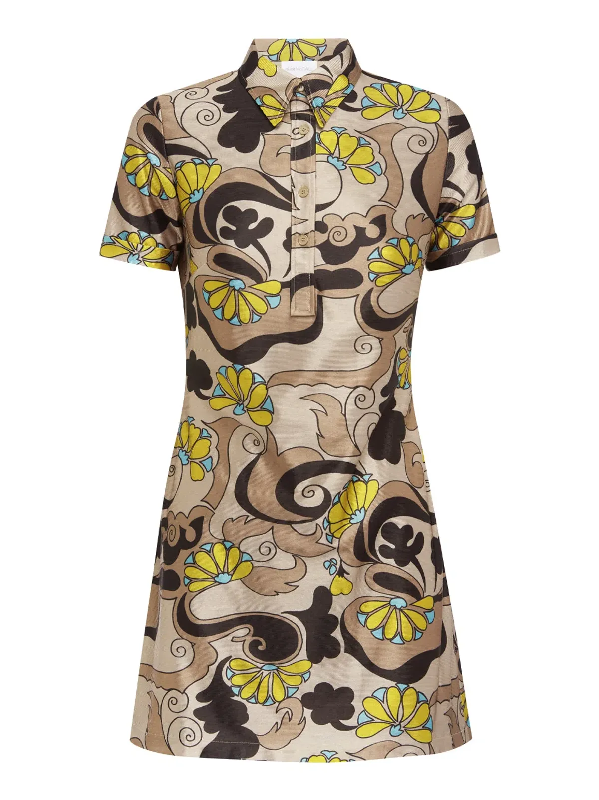 Alice McCall Smoke Multi Lucy In The Sky Mini Dress Brown Size 6 /AU 10 - Image 4