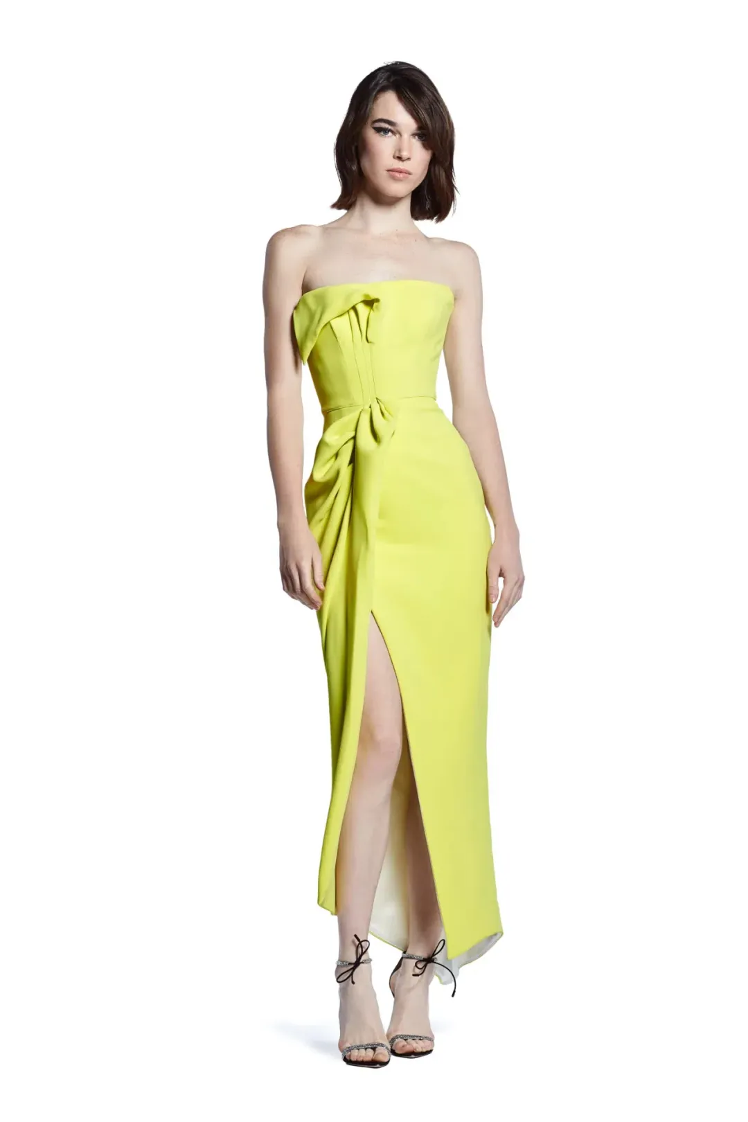 Maticevski Gown Yellow Size AU 10 for rent on The Volte - main image