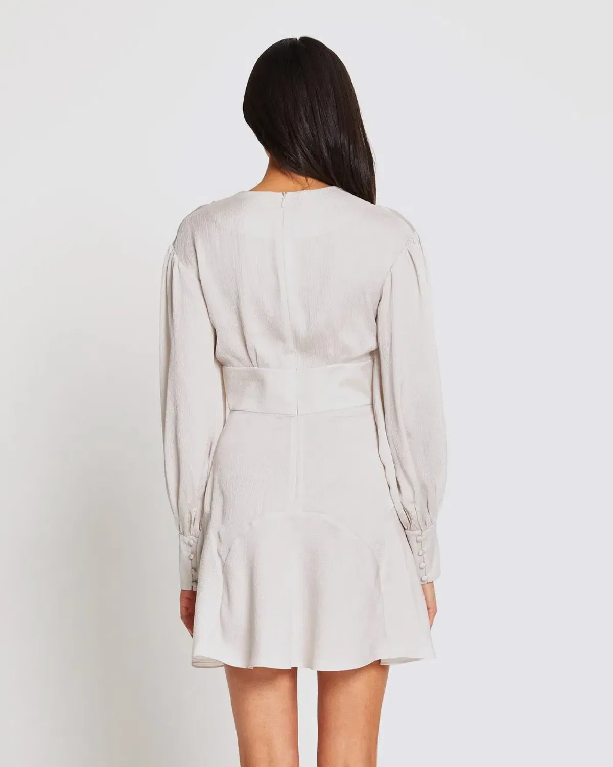 Alice McCall Stone Mexicola Mini Dress Grey Size AU 12 - Image 3