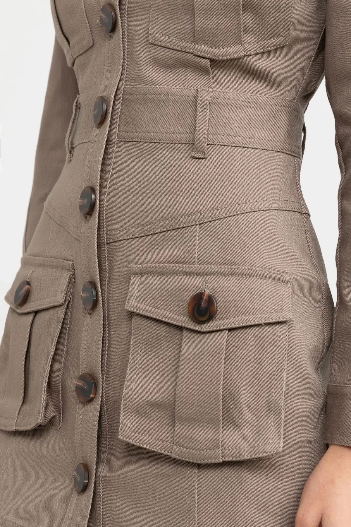 Significant Other Isabelle Dress Brown Size 8 - Image 3