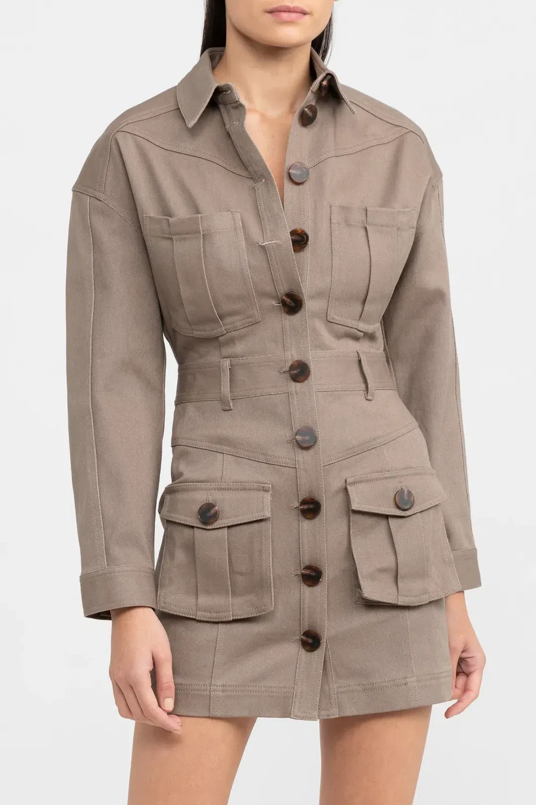 Significant Other Isabelle Dress Brown Size 8 for rent on The Volte - main image