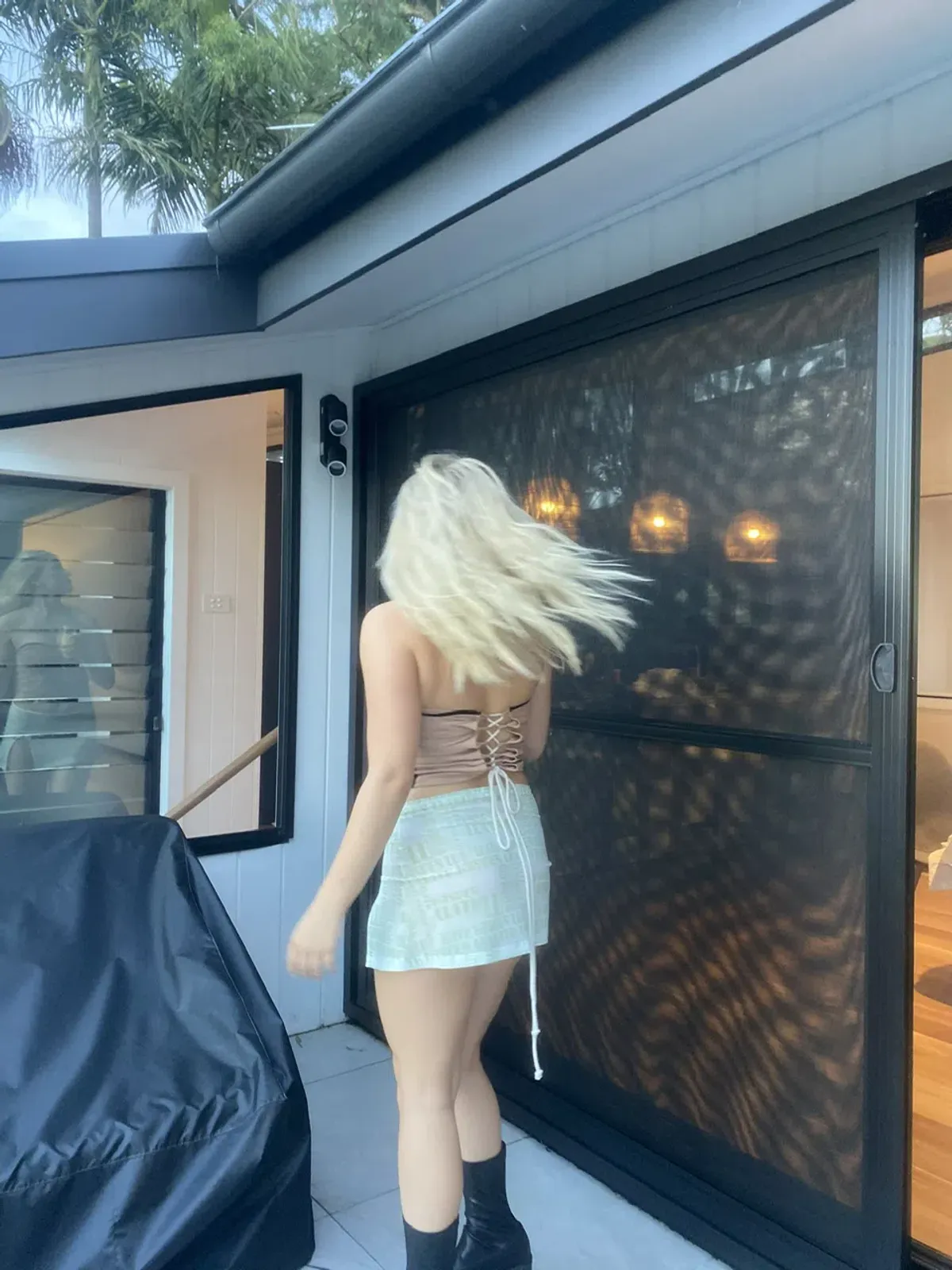 With Harper Lu Contrast Corset Blush One Size  - Image 4