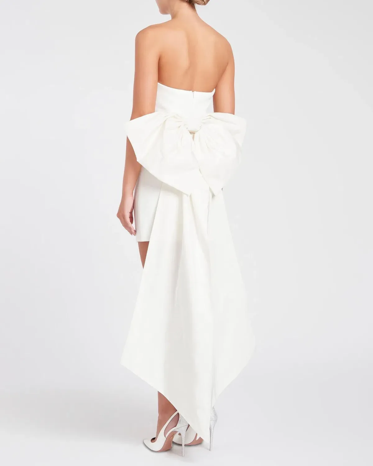 Rebecca Vallance Daphne Mini Dress Ivory Size 10 - Image 3