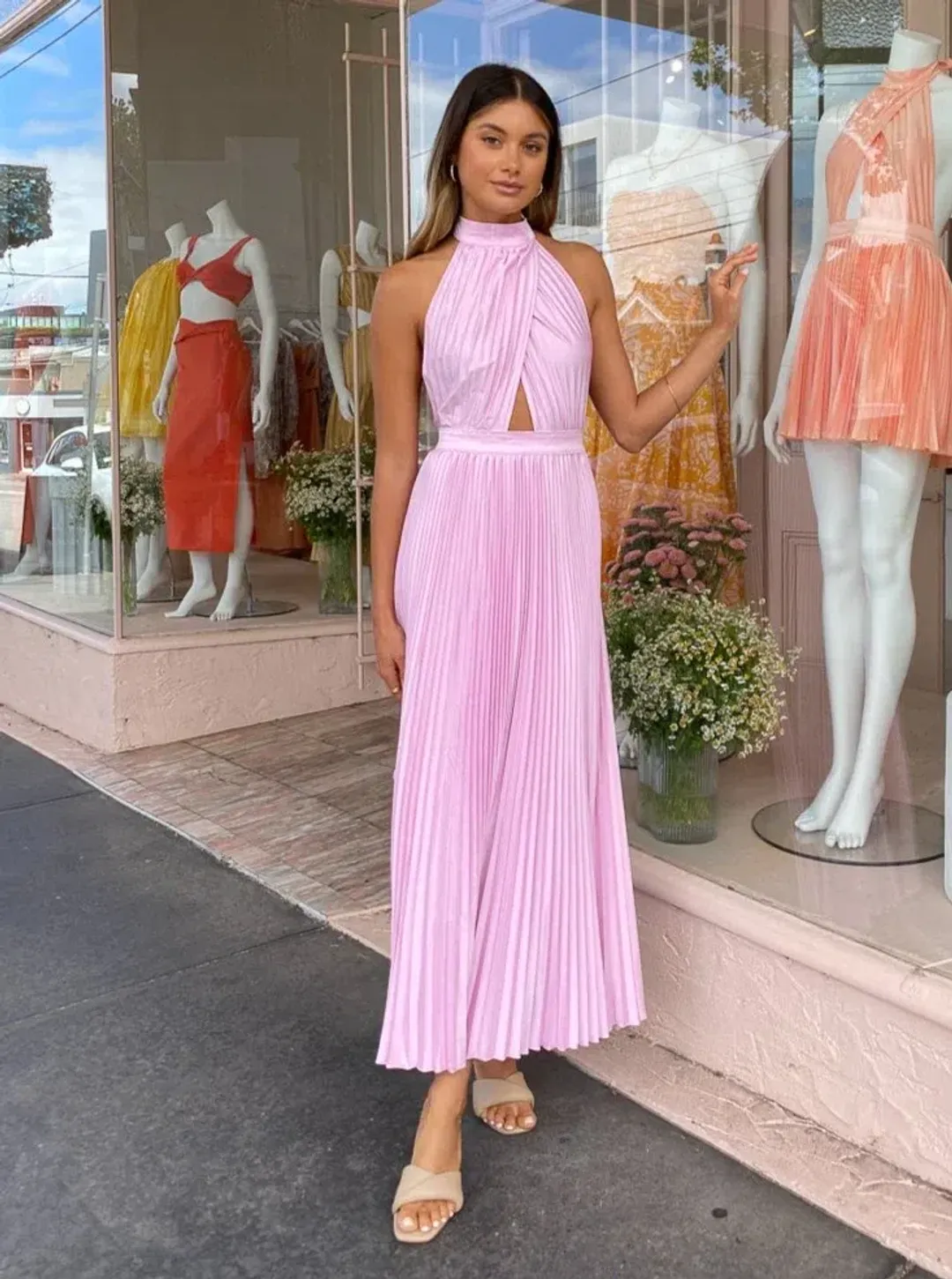 Lidee Renaissance Gown in Pink Size 6 for rent on The Volte - main image